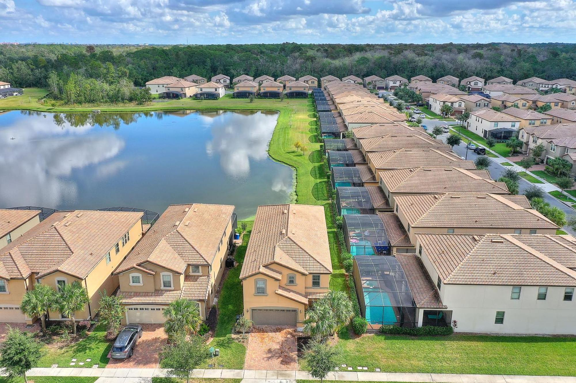 Stylish Cozy Family Getaway With Private Pool And Lake View Kissimmee Dış mekan fotoğraf