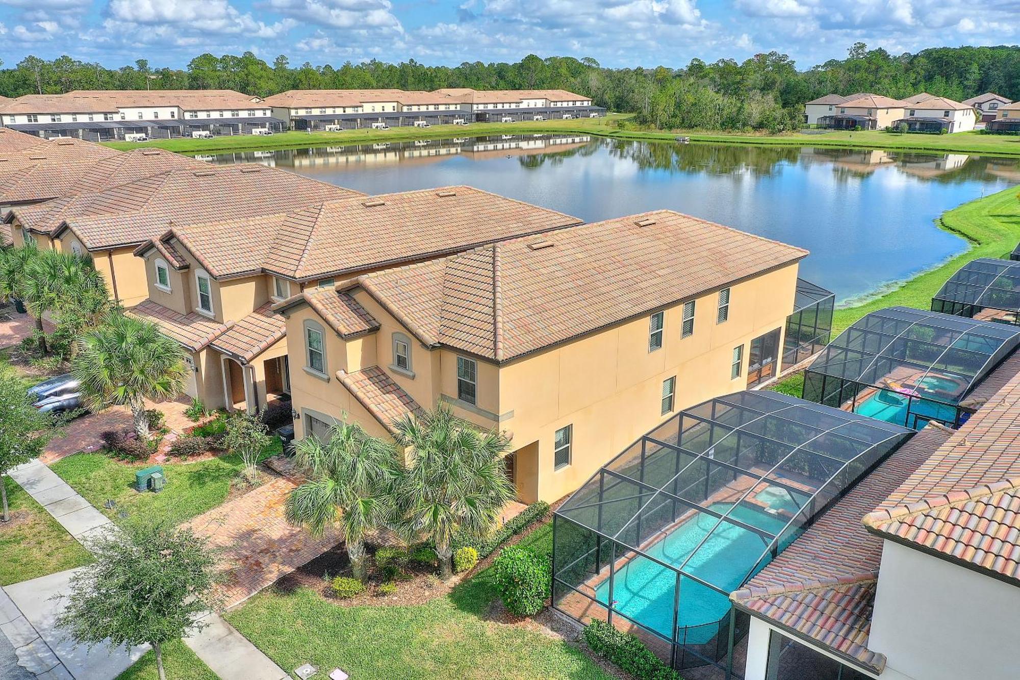 Stylish Cozy Family Getaway With Private Pool And Lake View Kissimmee Dış mekan fotoğraf